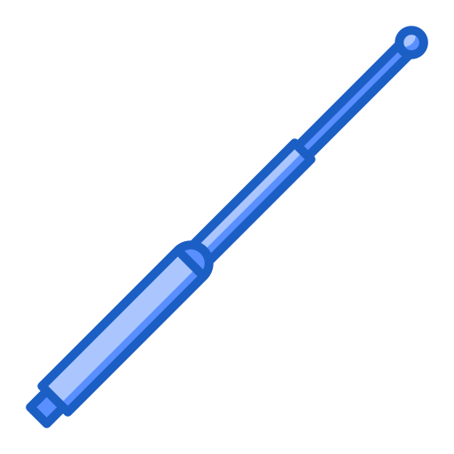 palo de bastón Generic Blue icono