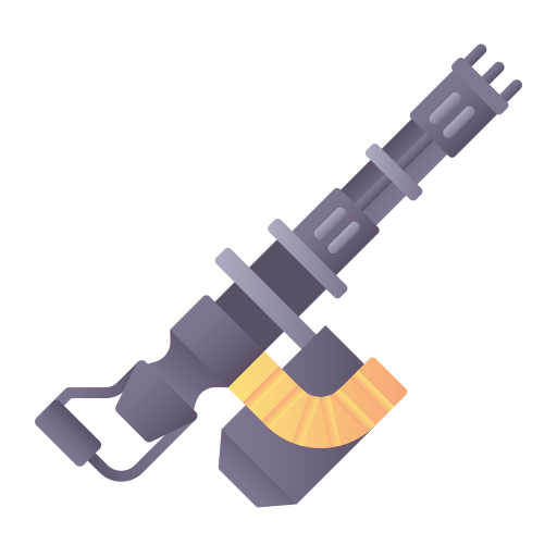 Machine gun Generic Flat Gradient icon