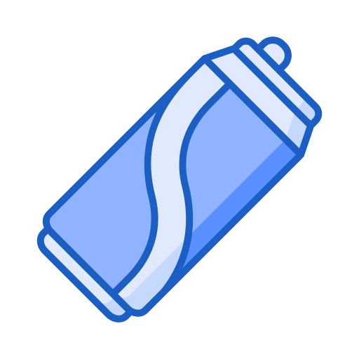 Сода может Generic Blue иконка