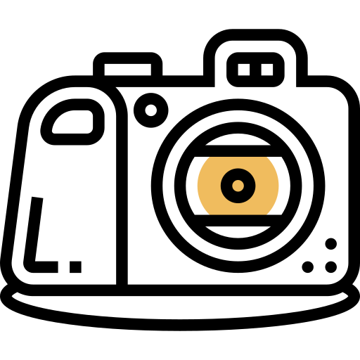 kamera Meticulous Yellow shadow ikona