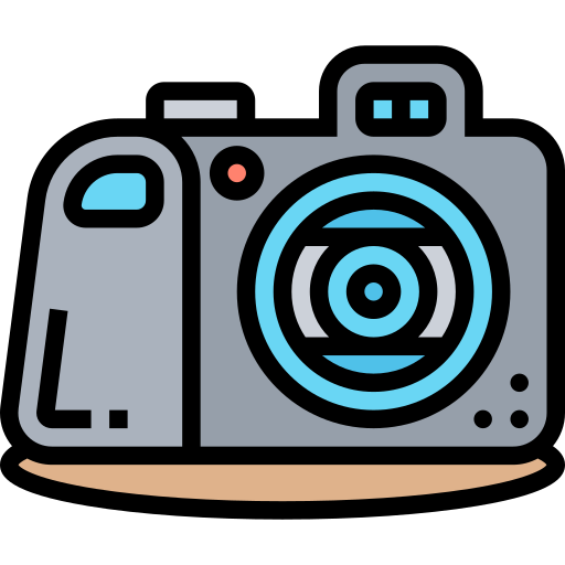 kamera Meticulous Lineal Color ikona
