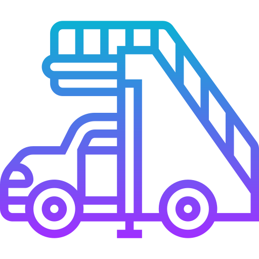 Stair truck Meticulous Gradient icon