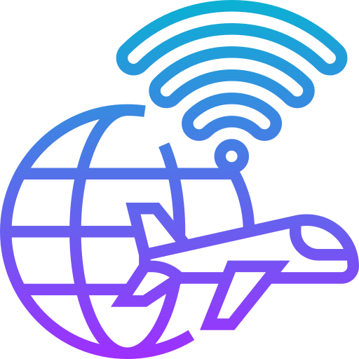 wifi Meticulous Gradient icono