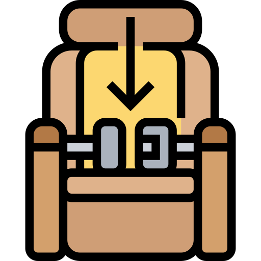 Seatbelt Meticulous Lineal Color icon