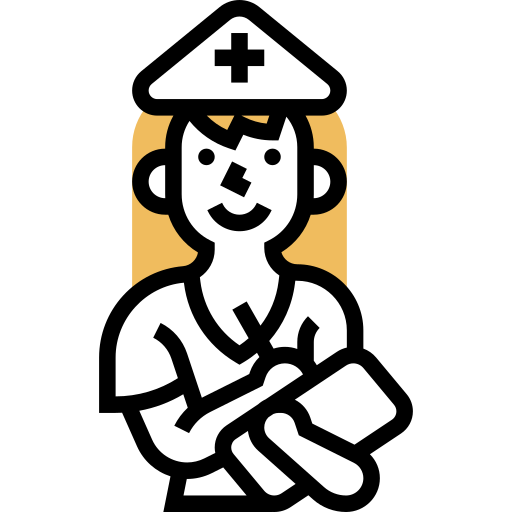 看護婦 Meticulous Yellow shadow icon