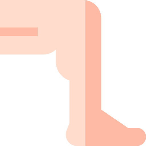 Leg Basic Straight Flat icon