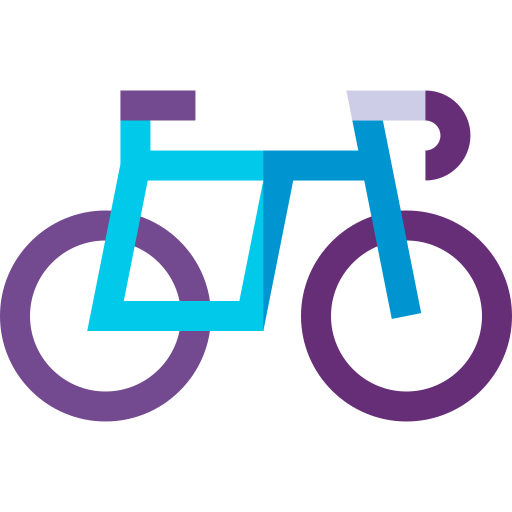 自転車 Basic Straight Flat icon