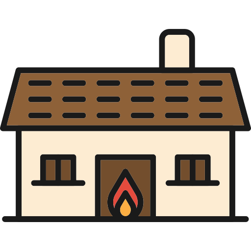 Дом в огне Generic Outline Color иконка