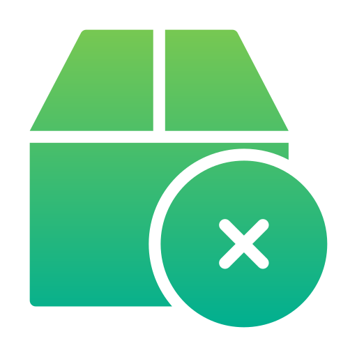 usuń produkt Generic Flat Gradient ikona