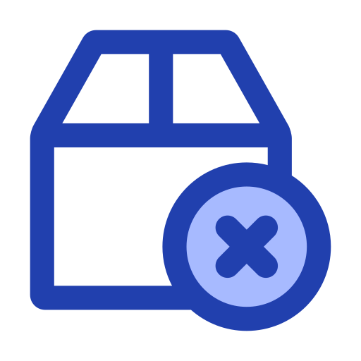 product verwijderen Generic Blue icoon