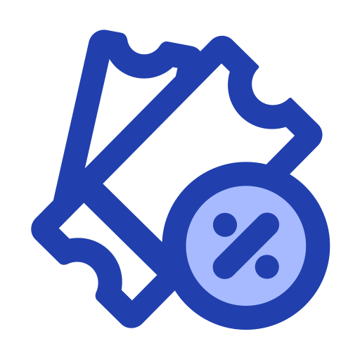 割引券 Generic Blue icon