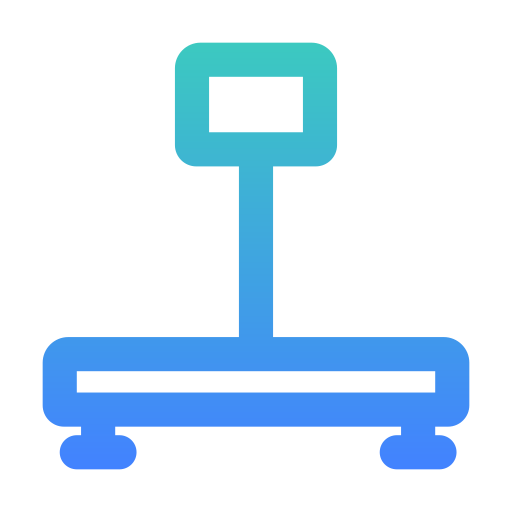 Scale weight Generic Gradient icon