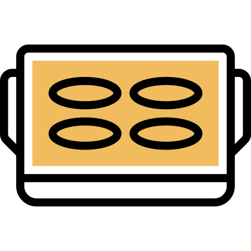 bandeja de hornear Meticulous Yellow shadow icono