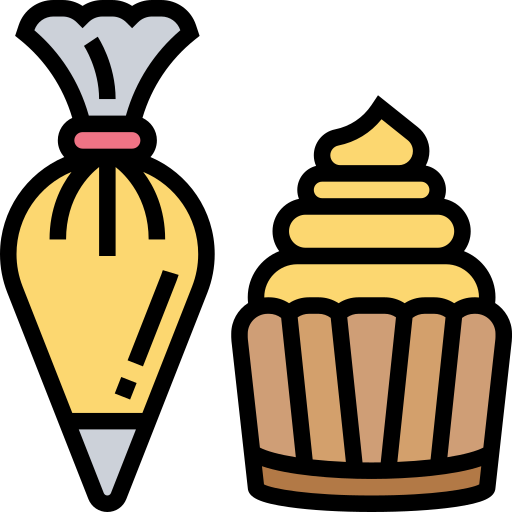 Piping bag Meticulous Lineal Color icon