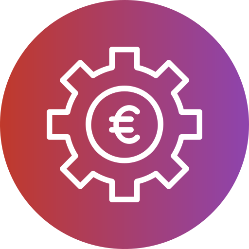 euro Generic Flat Gradient icono