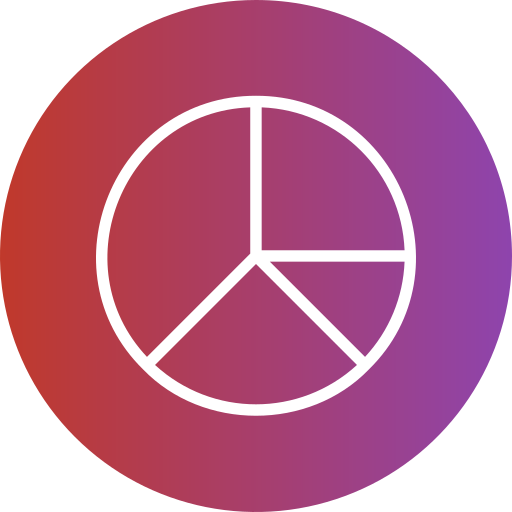 cirkeldiagram Generic Flat Gradient icoon