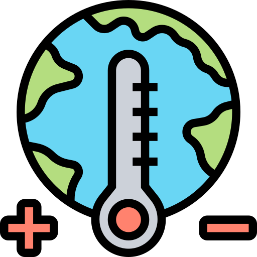 cambio climático Meticulous Lineal Color icono