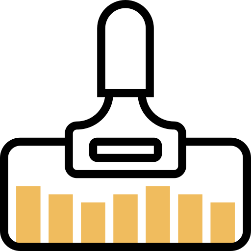 スクレーパー Meticulous Yellow shadow icon