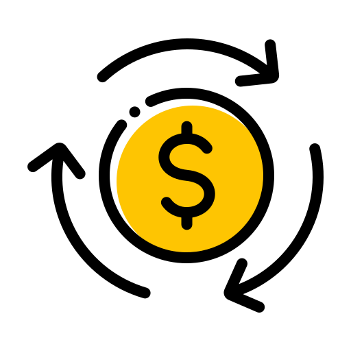 Money exchange Generic Color Omission icon