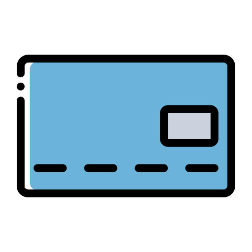 Credit card Generic Color Omission icon