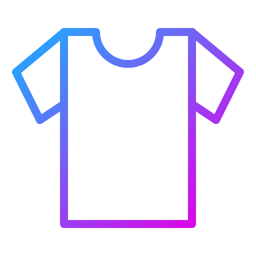 camiseta de manga corta Generic Gradient icono