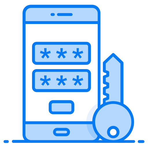 データを保護する Generic Blue icon