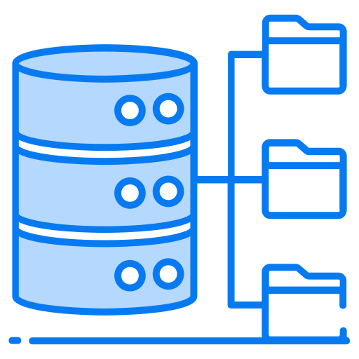 File storage Generic Blue icon