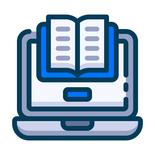 전자책 Generic Blue icon
