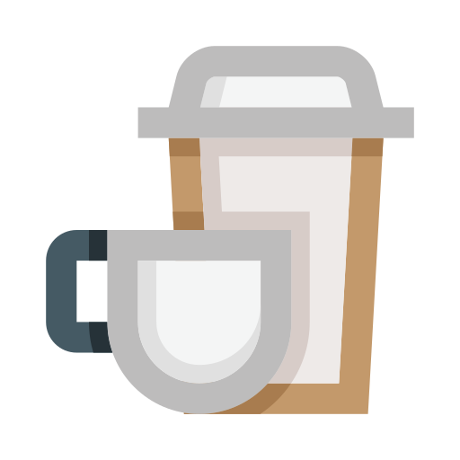 taza de café edt.im Lineal color icono