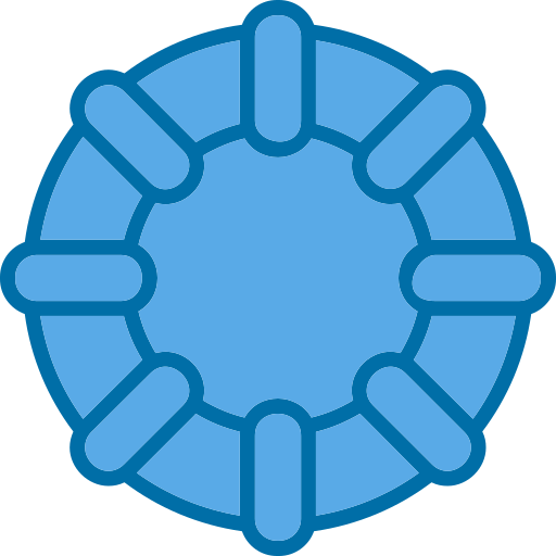 boya salvavidas Generic Blue icono