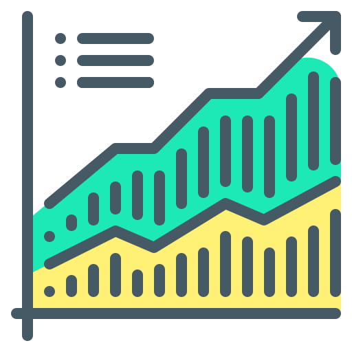Growth Generic Color Omission icon