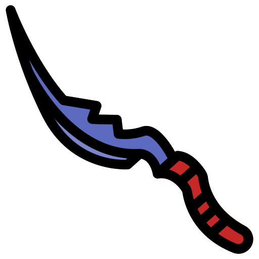 Dagger Generic Outline Color icon