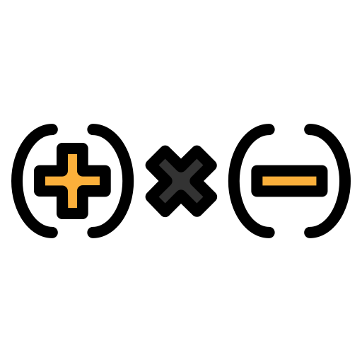 Mathematical operator Generic Outline Color icon