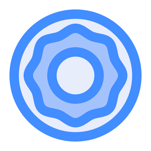 ドーナツ Generic Blue icon