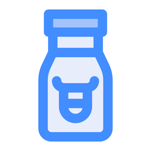 melk fles Generic Blue icoon
