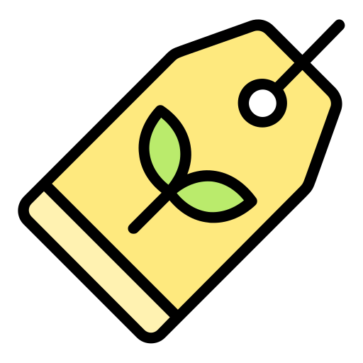 eco-tag Generic Outline Color icon