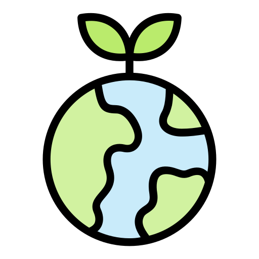grüner planet Generic Outline Color icon