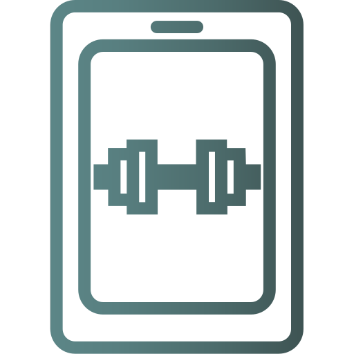 Fitness app Generic Gradient icon