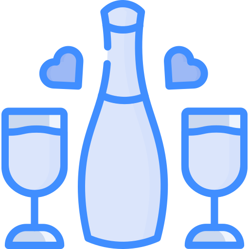 Wine bottle Generic Blue icon