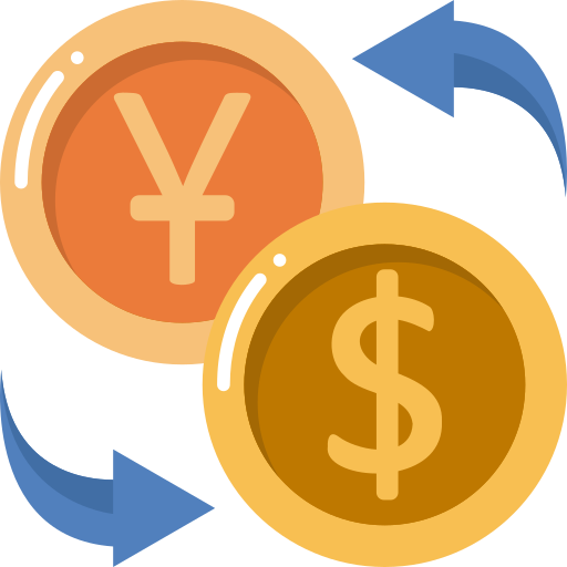 Currency exchange Generic Flat icon