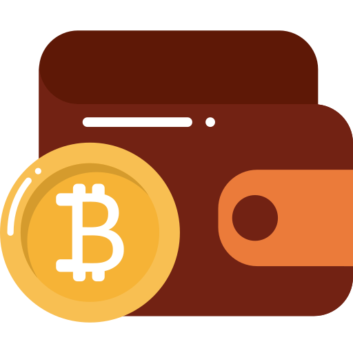 bitcoin-portemonnee Generic Flat icoon