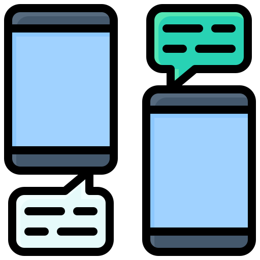 Messaging Generic Outline Color icon