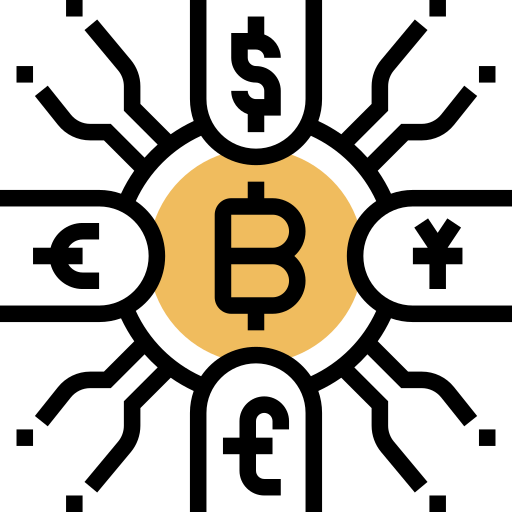Cryptocurrency Meticulous Yellow shadow icon