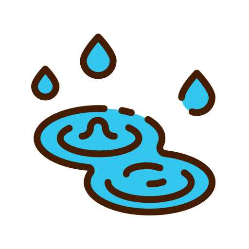 Puddle Good Ware Lineal Color icon