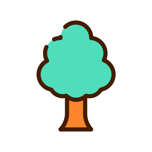 Tree Good Ware Lineal Color icon