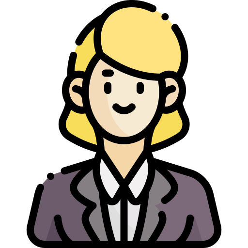 mujer de negocios Generic Outline Color icono