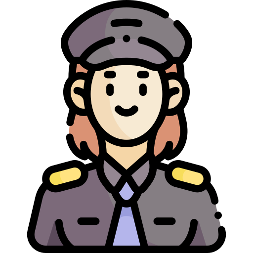 policjantka Generic Outline Color ikona