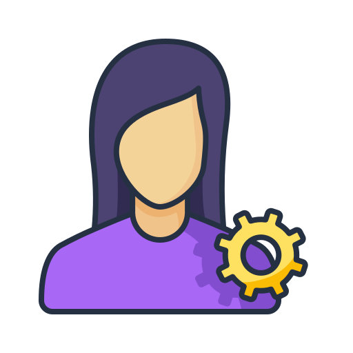 Avatar Generic Thin Outline Color icon