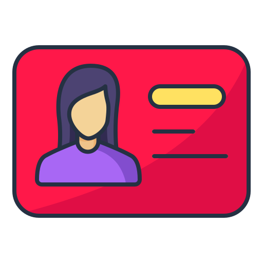 Member card Generic Thin Outline Color icon
