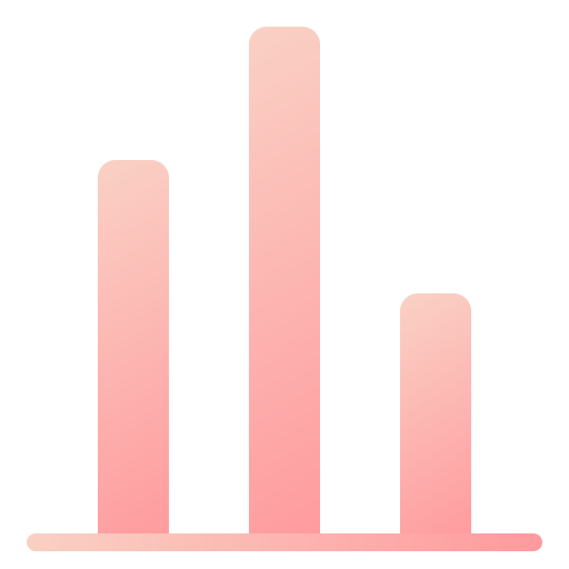 Chart graphs Generic Flat Gradient icon
